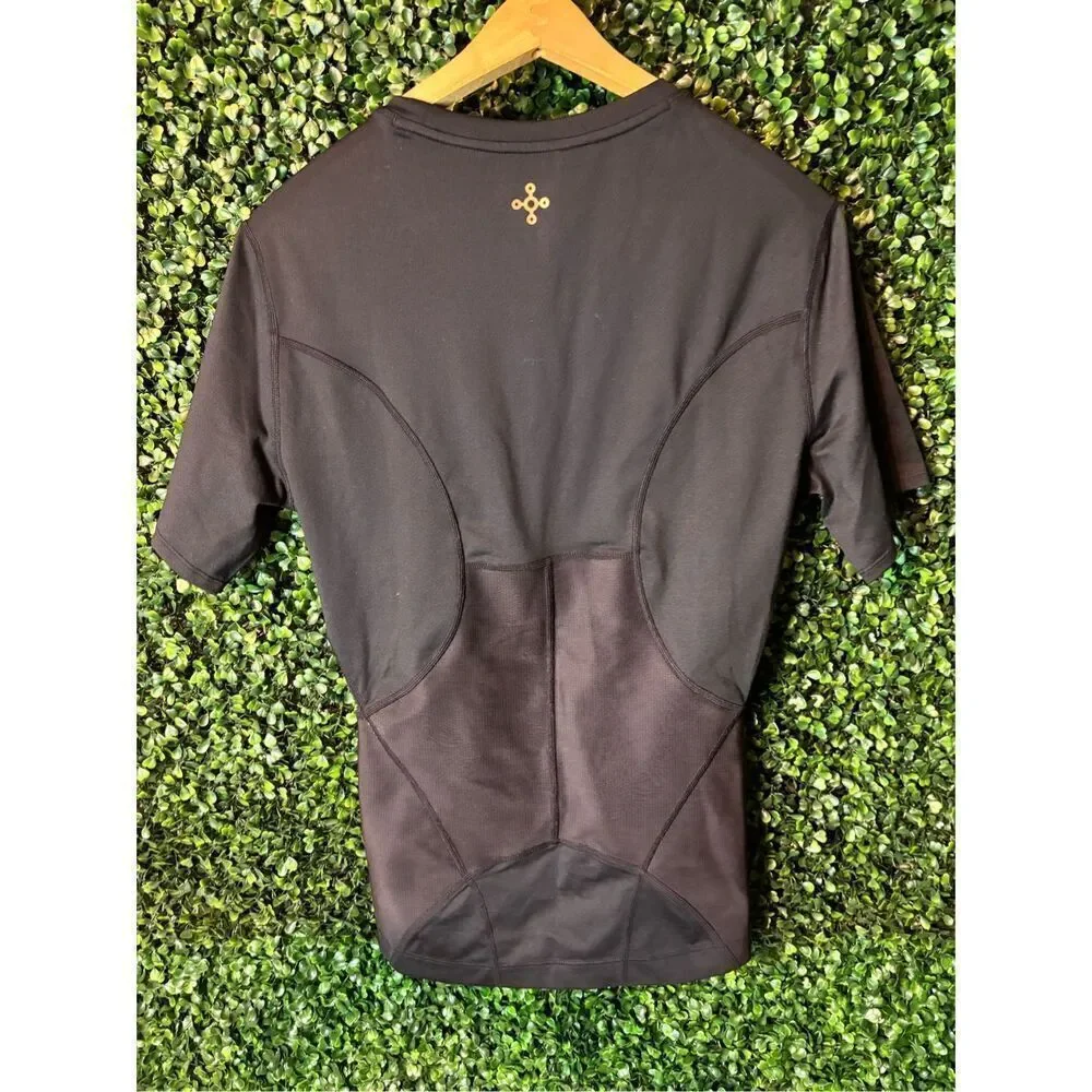 Tommie Copper Full Zip Large Copper & Zinc Infused Mens SS Full BACK shirt
